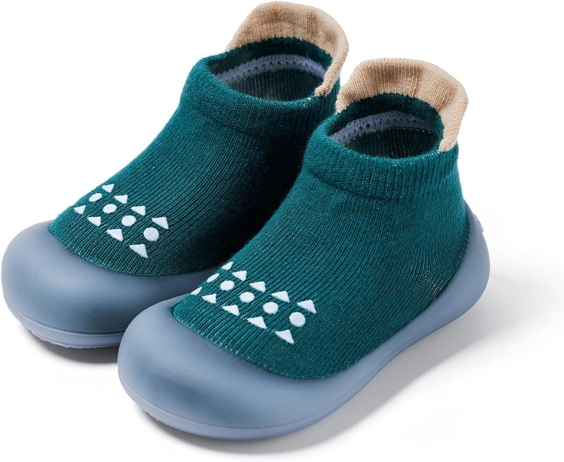 Bearbay Baby Sock Shoes Baby Walking Shoes Infant Non-Slip Breathable Slippers with Soft Rubber Sole Baby Boys Girls Sneakers