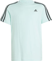 Unisex Child Essentials 3-Stripes Cotton T-Shirt - Seflaq/Black