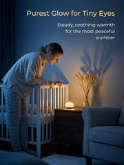 EASZZZ Baby Night Light, Nursery Night Lamp for Breastfeeding, Soft BPA Free Silicone Touch Night Lamp, Eye Caring, Easy Flip Design, Stepless Dimming, 1-Pack