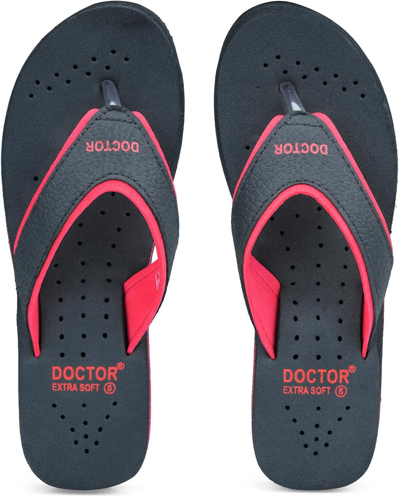 DOCTOR EXTRA SOFT Ortho Care Diabetic Orthopaedic Pregnancy Super Comfort Dr Flipflops and House Slippers For Women's and Girl's D-18