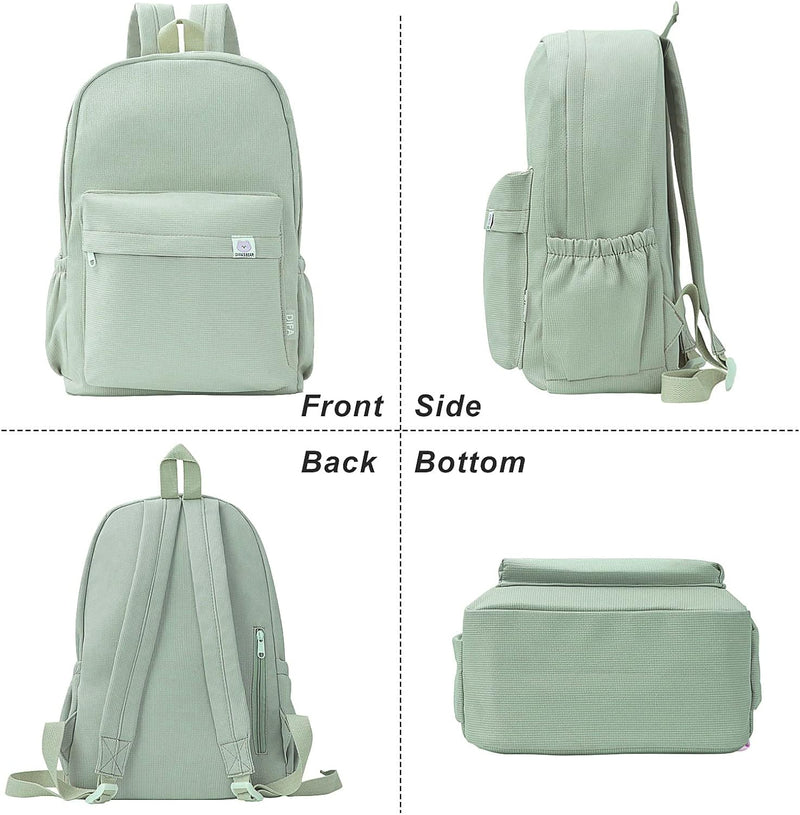 TIAASTAP Aesthetic Backpack School Bags for Teenage Girls Backpacks for School for Girls Women Backpacks for School College Backpack Back to School