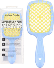 Hair Brush Comb For Hair Detangling Hair Brush Women Hair Styling Brush Hairbrush For Fine Hair Massage Comb Straw Hair Brush Vented Light Green+Purple - 010 Light yellow+ Light Blue