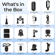 4k Action Camera,Mini Vlogging Camera,Small Body Camera with IPX7 Waterproof,Underwater Camcorder,Hands-Free POV Recording, Helmet Cam for Cycling, Motorcycle(32G Card)