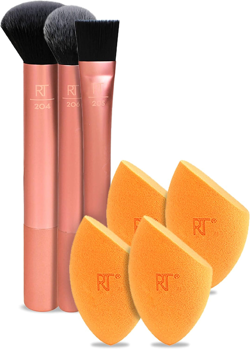 Miracle Complexion Sponge (Pack Of 4), Orange, 4 Sponges - Flawless Base + Miracle Complexion