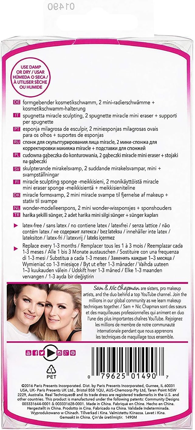 REAL TECHNIQUES Facial Makeup Brush - 13Ml (Packaging And Handle Model May Vary)
