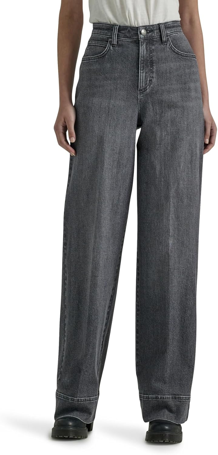 womens Legendary High Rise Trouser Jean - Blurred Darks