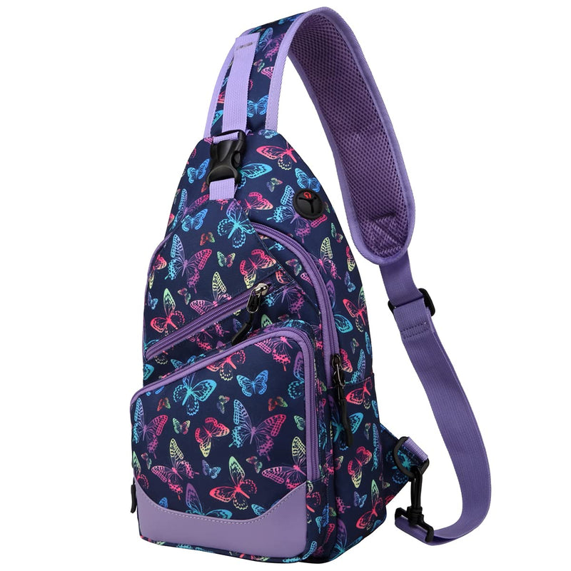 Sling Bag for Men Women, Vaschy Anti-theft Chest Casual Crossbody Bag Daypack Lightweight Small Over the ShoulderBag for Hiking Travel Outdoor Motorcycle One Strap