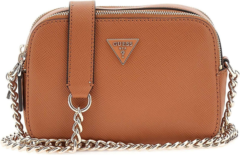 Womens Noelle Camera Crossbody Handbag - Light Cognac