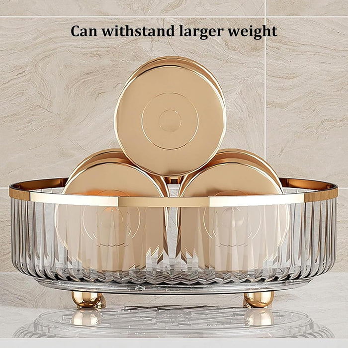 VUCATIN Rotating Makeup Organizer, Lazy Susan Cosmetic Organizer 360 Rotating, Round Turnable Storage For Make Up, Kitchen, Cosmetic, Perfume Organizer (1)