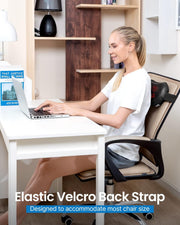 Back Massager with Heat, Ultra Slim Shiatsu Lower Back Neck Massage Pillow, 3-Speeds with Net Cover Electric Shoulder Massage Gift for Mom/Dad at Car Home Office - Modern