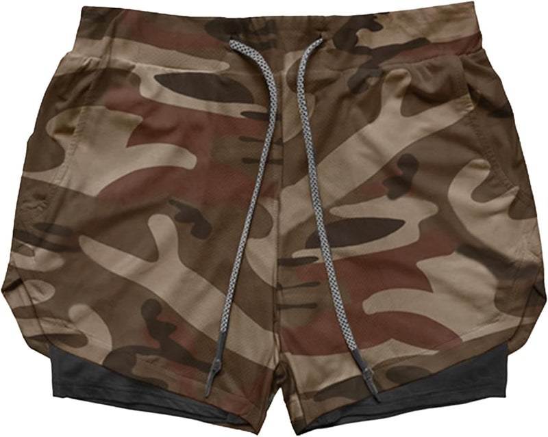 Dress Cici Gym Shorts for Men, Men's Activewear Running Shorts,Drawstring Gym Shorts Men, 2 Layer Loose Athletic Shorts with 4 Pockets