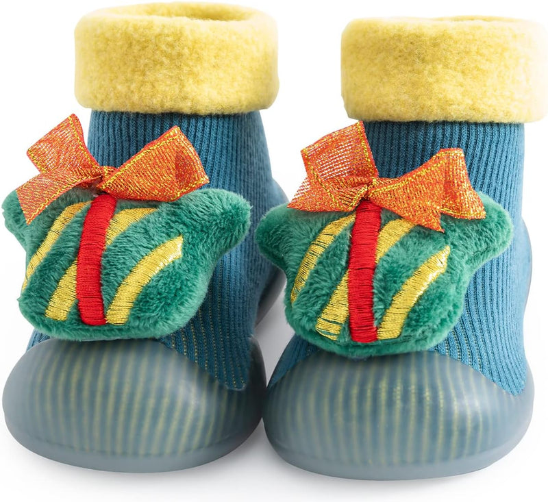 Dookeh Baby Sock Shoes Boys Girls First Walking Shoes Non-Slip Slippers Soft Sole Sneakers Toddler Infant Babygirl