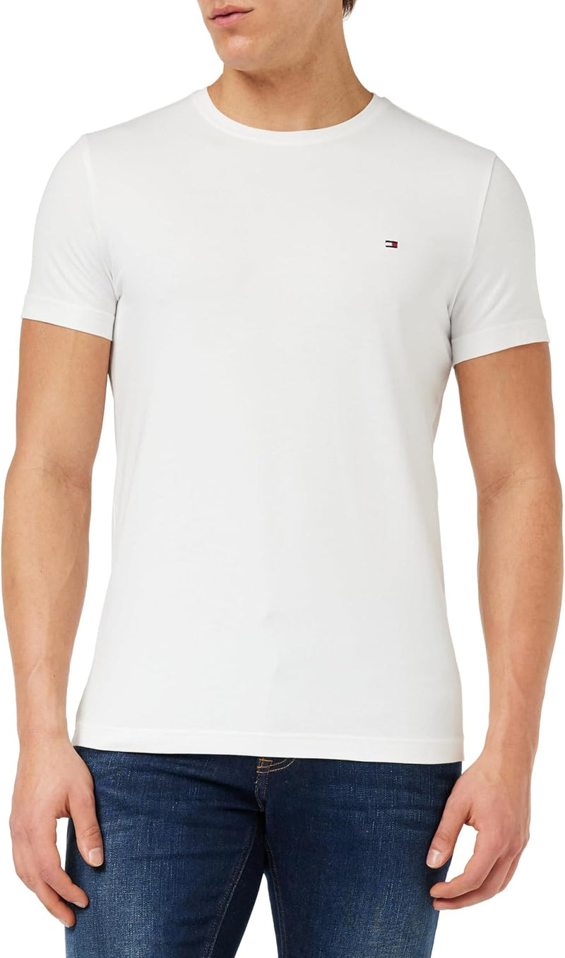 Tommy Hilfiger Men's Core Stretch Slim C-neck Tee Mw0mw27539 Short Sleeve T-Shirts (pack of 1)