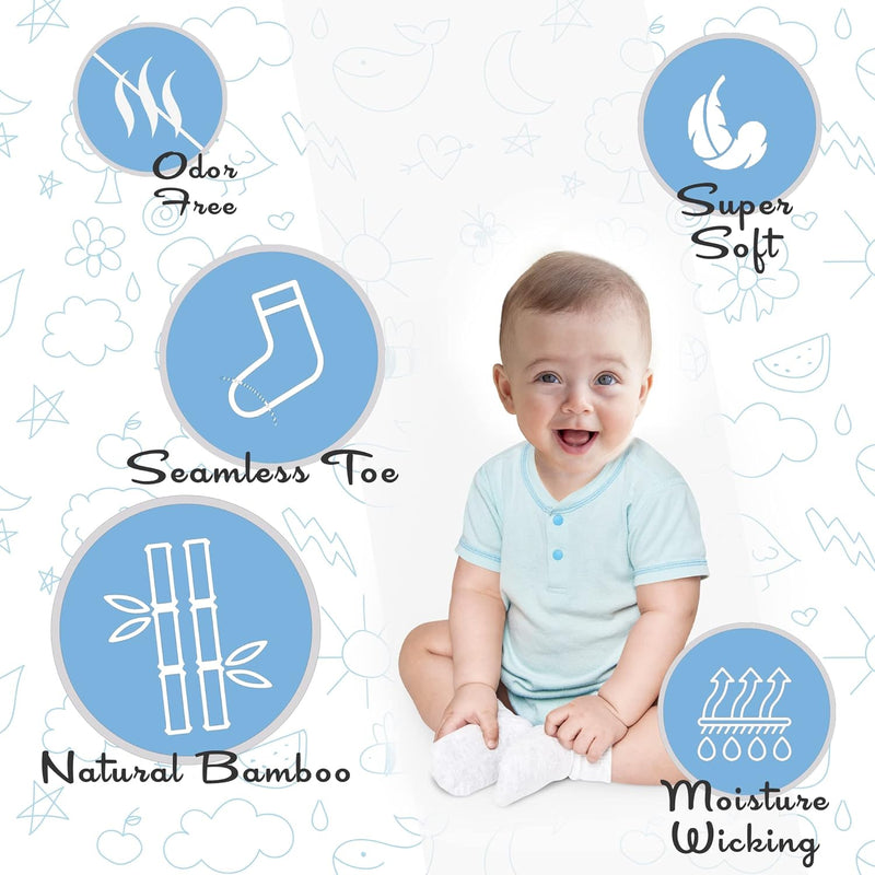 Silky Toes Infant Bamboo Socks Baby Boy Girl Gift Set (2-4Y, Sporty (2))
