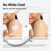 Zero-Cast Moisturizing Finish Sunscreen,SPF 50, Glow Natural Sunscreen,No White cast, Hyaluronic Acid, Niacinamide sun block for face,Oil-Free, Oxybenzone free, Travel Essential (50ml/1.69fl.oz)