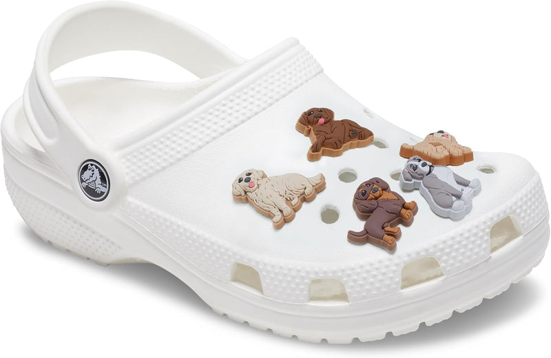 Crocs Unisex Adult Doggie Doodle Shoe Charms, Pack of 5, Multi-Colour