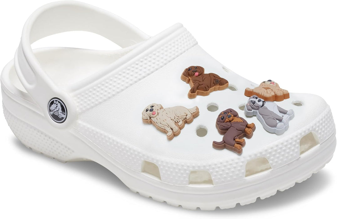 Crocs Unisex Adult Doggie Doodle Shoe Charms, Pack of 5, Multi-Colour
