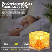 Water Ripple Lamp - 16 Colors Crystal Night Lamp, Dynamic Water Ripple Night Lamp for for Photography, Vlog, Party, Bedroom, Home Living Room Holiday presents