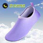 JOTO Water Shoes for Women Men Kids, Barefoot Quick-Dry Aqua Water Socks Slip-on Swim Beach Shoes for Snorkeling Surfing Kayaking Beach Walking Yoga