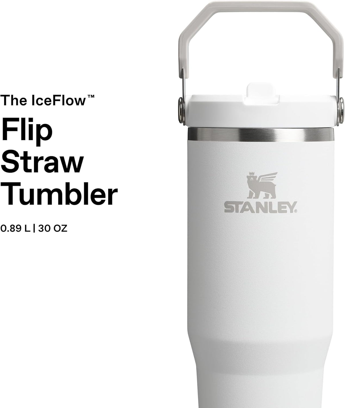 Ice Flow GO 890ml/30oz Flip Straw Wtr Btl Frost – image 4