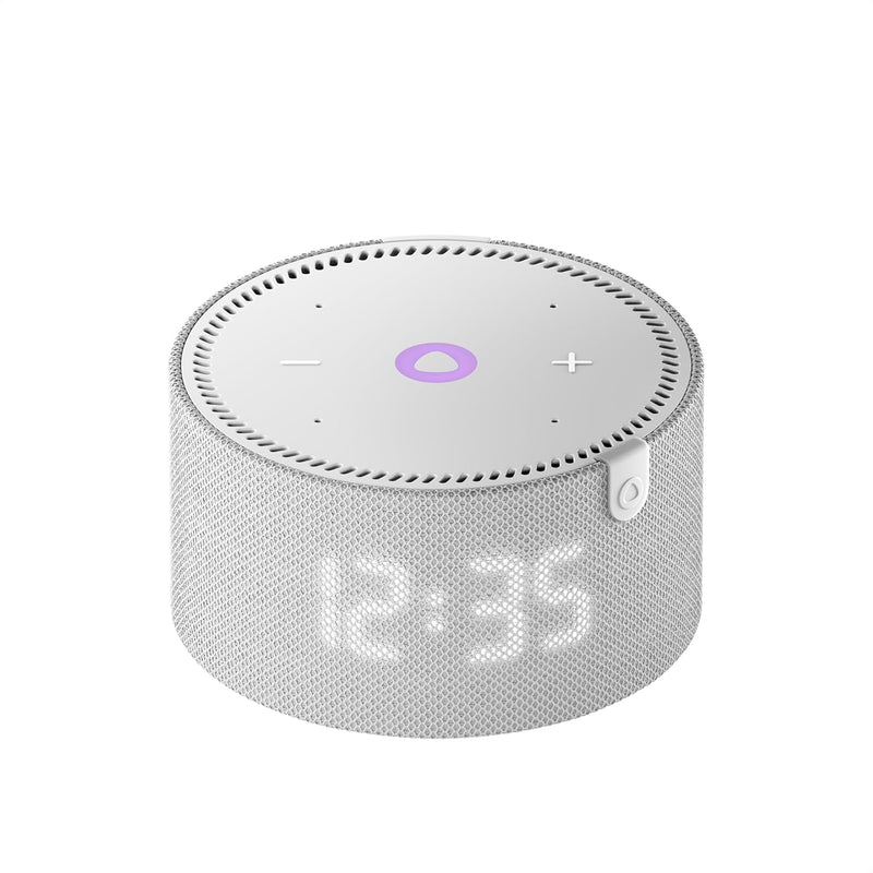 Yasmina Mini | Yango | Smart Compact WiFi Bluetooth Speaker with AI & Surround Sound | Fluent in English & Arabic | Play music, Quran | Control Smart home devices | LED Display | Stereo Pairing | Gray