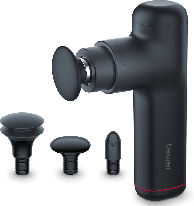 Beurer MG 79 Massage Gun Sensitive, Compact Massage Gun with 3 Attachments, Gentle Trigger Point Massage for Sensitive Body Areas, Handy Muscle Massager with 3 Intensity Levels - MG 79