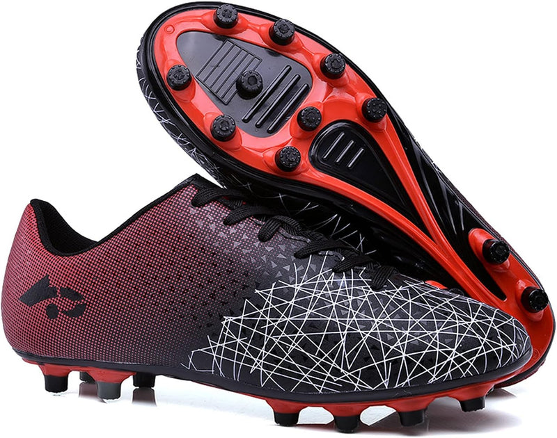 Football Boots Kids,FG/AG Soccer Athletics Training Shoes Men's Women's,Spikes Cleats Football Athletic Sneakers Boys Girls,Competition Trainers Fitness For Adult Youth,30-45 Size