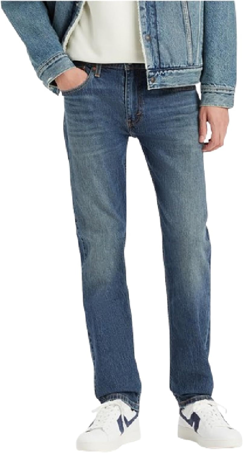 Mens Levi's Men's 502 Taper Jeans Jeans - Dark Indigo - Worn In