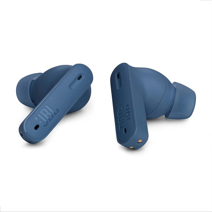 JBL Tune Beam Earphones, Bluetooth and Wireless, Water Resistant and Noise Cancelling with up to 48 Hours Battery Life, Blue - ‎ JBLTBEAMBLU