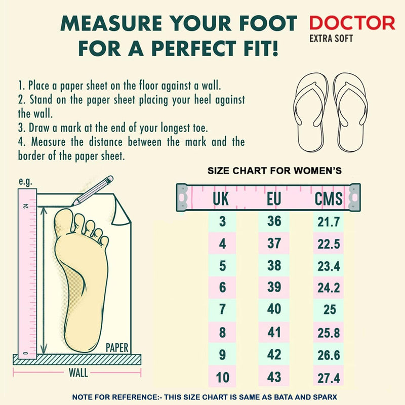 DOCTOR EXTRA SOFT Ortho Care Diabetic Orthopaedic Pregnancy Super Comfort Dr Flipflops and House Slippers For Women's and Girl's D-18
