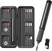NALACAL Electric Engraving Pen, USB Rechargeable Rotary Tool with 24 Bits, Cordless DIY Jewelry Engraver for Wood, Glass, Stone, Carving, Resin