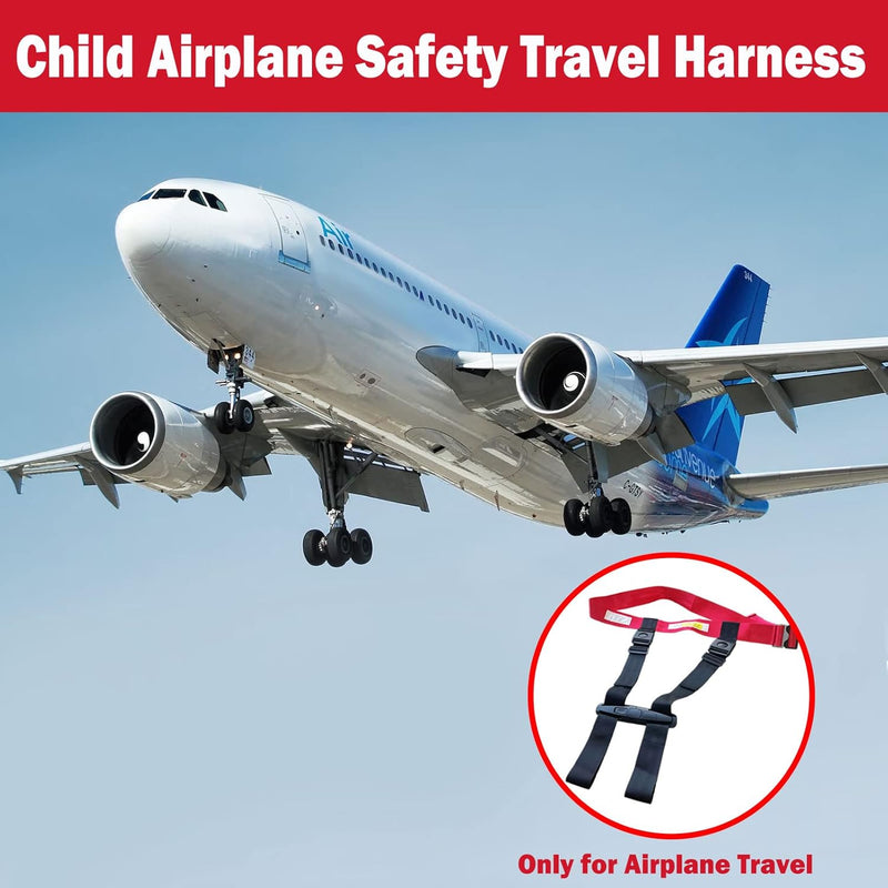 TOEASYWAY Child Airplane Safety Travel Harness, Safety Restraint System Helps Keep Your Child Safe, Child Aviation Flight Seat Device/Seat Belt Accessories for Child Travel