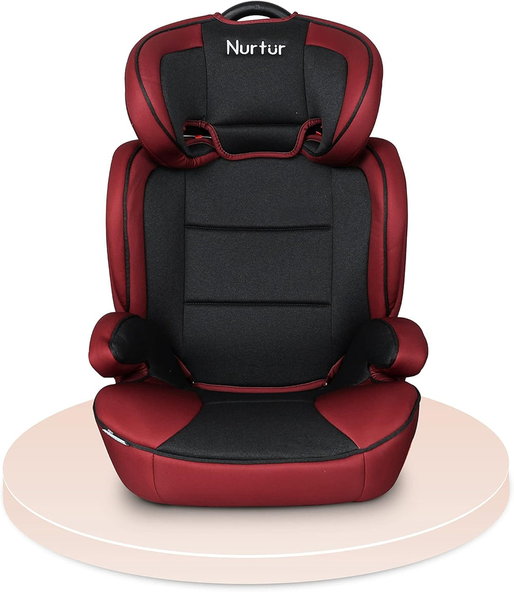 Nurtur Baby Car Seat with convertible Booster Seat - Up to 36kg - Black/grey