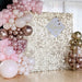 Light Green Sequin Backdrop 3ftx6ft Shimmer Wall Backdrop Panels Sequin Sparkly Christmas Background for Wedding Anniversary Birthday Bridal Shower Decorations