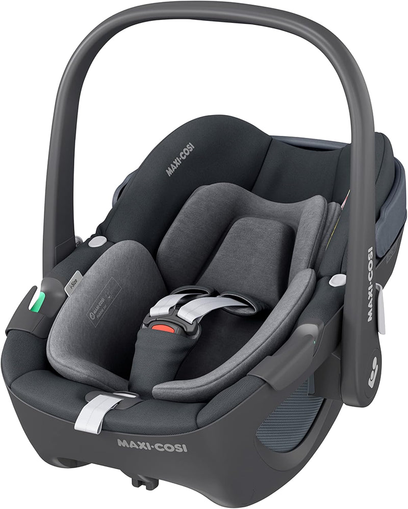 Maxi-Cosi Pebble 360 Infant Car Seat, G-Cell Side Impact Protection, Intuitive One-hand FlexiSpin Rotation, ClimaFlow Comfort Temperature Regulation, 0-15 Months, Essential Graphite, 2 Year Warranty - Essential Graphite