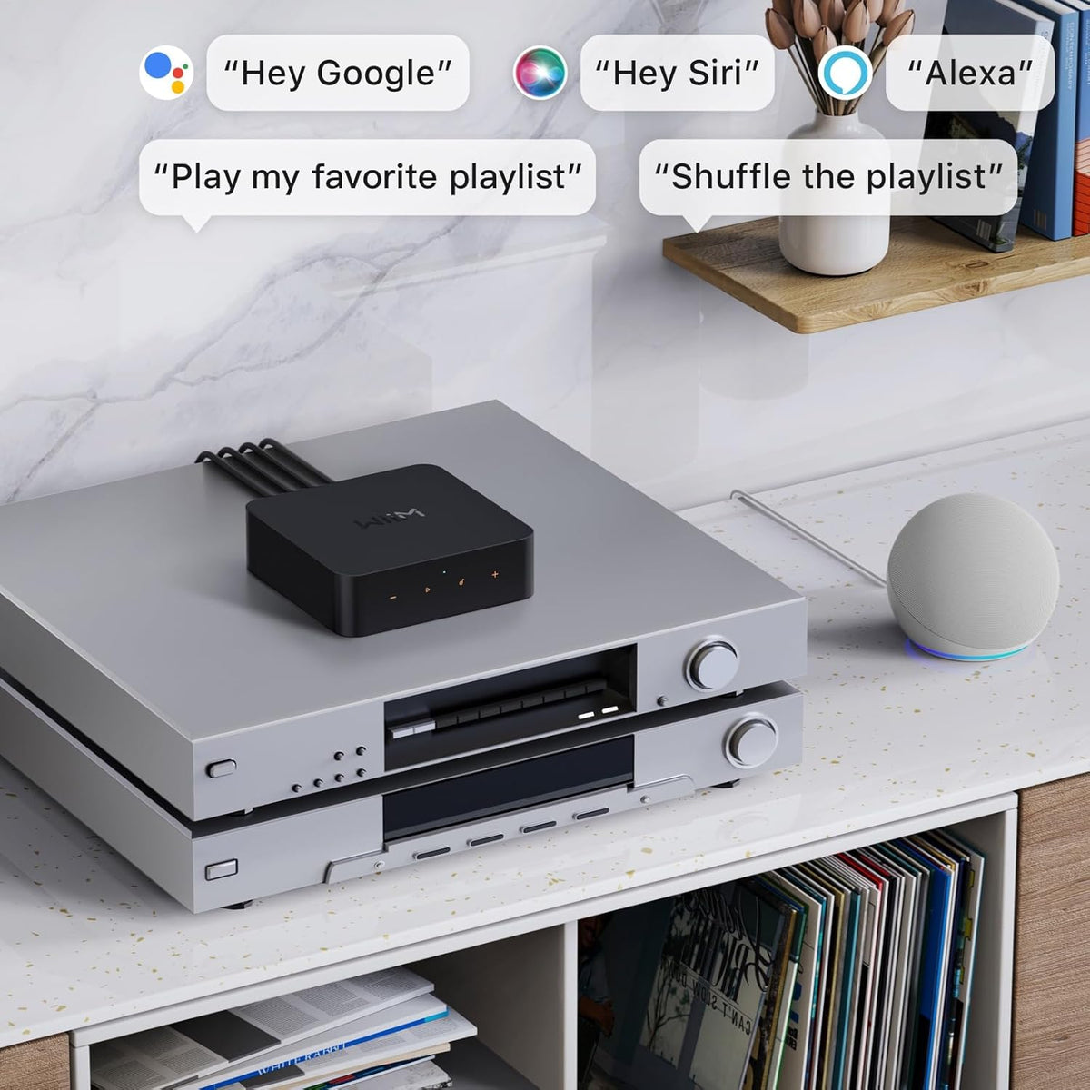 WiiM Pro Plus AirPlay 2 Receiver, Google Cast Audio, Multiroom Streamer with Premium AKM DAC, Voice Remote, Works with Alexa/Siri/Google, Stream Hi-Res Audio from Spotify, Amazon Music, Tidal and More – image 8