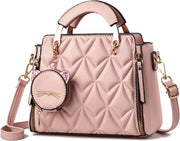 womens Xiaoyu001 Women Purse Satchel - Pink Bubble