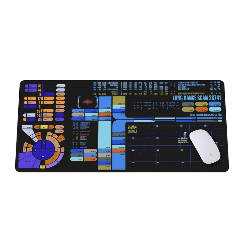 Designfullprint Trekkies Trekker Sci-fi Control Console Display Desk Mat, Large Gamer Mouse pad, Laptop Pad Mat, Game Mat, Gaming Accessories, Computer Accessories, Gaming Room Decor, SciFi Gift KMH