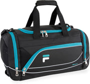 Sprinter 19" Sport Duffel Bag, Black/Teal - Noir Bleu Sarcelle
