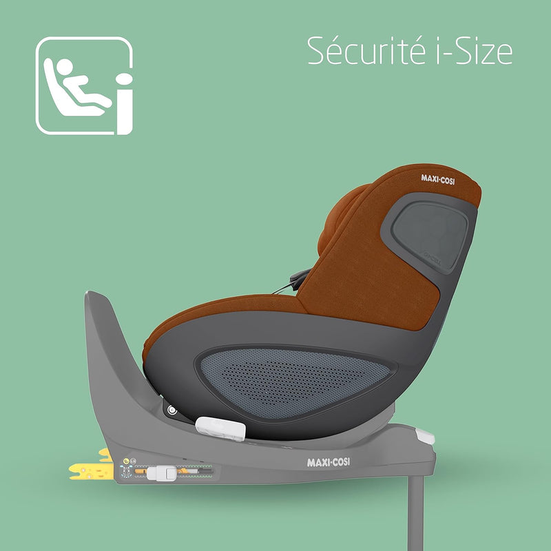 Maxi-Cosi Pearl 360 i-Size Infant Car Seat, 360 Swivel Car Seat, G-CELL Side Impact Protection, One-Hand Rotation, ClimaFlow, 0-4 Years, Authentic Red, 2 Year Warranty