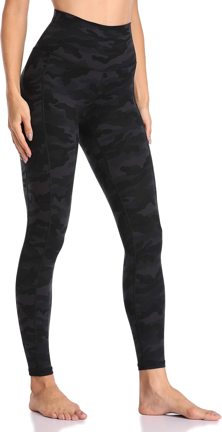 Colorfulkoala Women's High Waisted Tummy Control Workout Leggings 7/8 Length Yoga Pants with Pockets