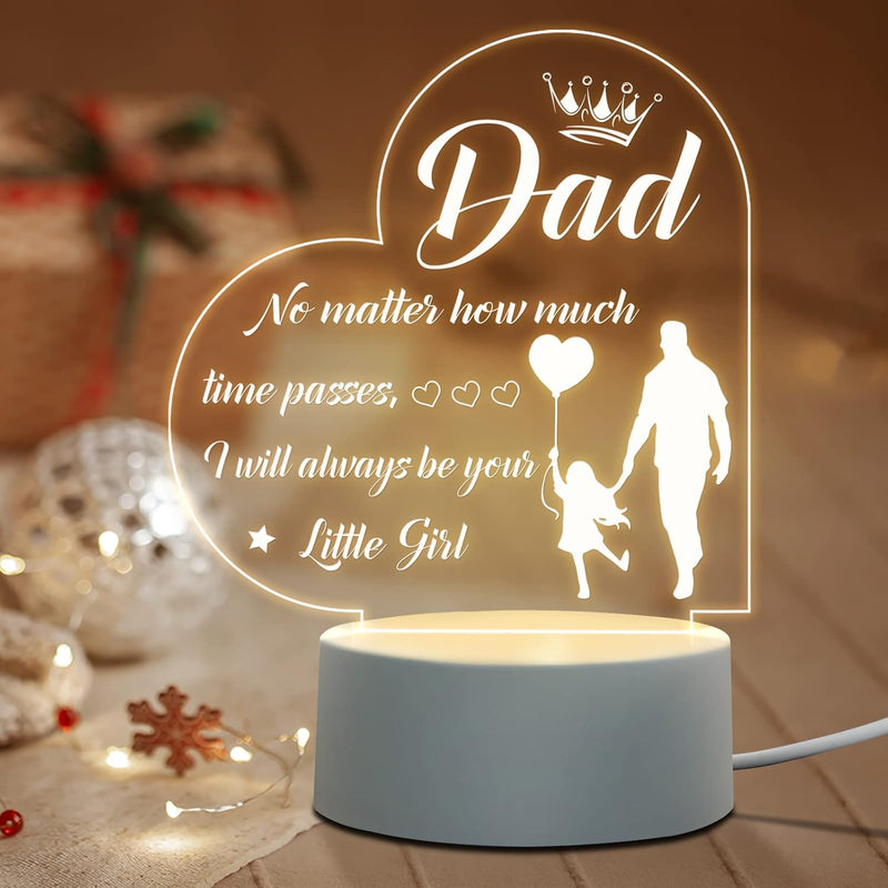 BPAÂ® Father's Day Gifts for Dad from Daughter - Dad Birthday Gifts, Father Daughter Gifts for Thanksgiving