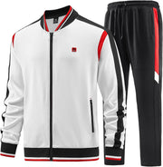 Men's Casual Tracksuits Long Sleeve Jogging Suits Sweatsuit Sets Track Jackets and Pants 2 Piece Outfit - Jw-140