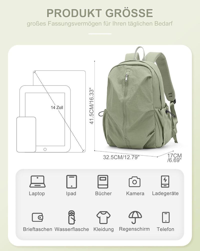 livbote School Backpack Teenager Backpack School Women Men Waterproof Lightweight Daypack Daypack Travel Backpack for Girls Boys
