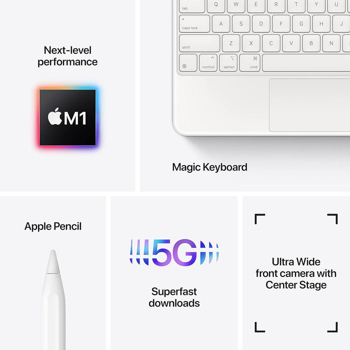 Apple 2021 iPad Pro (11-inch, Wi-Fi + Cellular, 2TB) - Space Grey (3rd Generation)