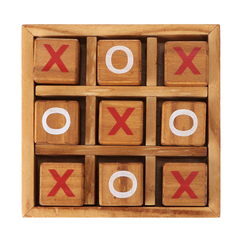 NUOBESTY 1 Set Interesting Good XO Board Games XO Family Games Tic Tac Toe Game for Travel