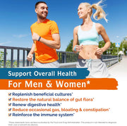 3-in-1 Probiotics 120 Billion CFUs 34 Strains with Organic Prebiotics & Digestive Enzymes - 30 Vegan Caps