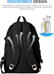 VECAVE Lightweight Casual Laptop Backpack Purse for Women,Travel Backpack with laptop compartment