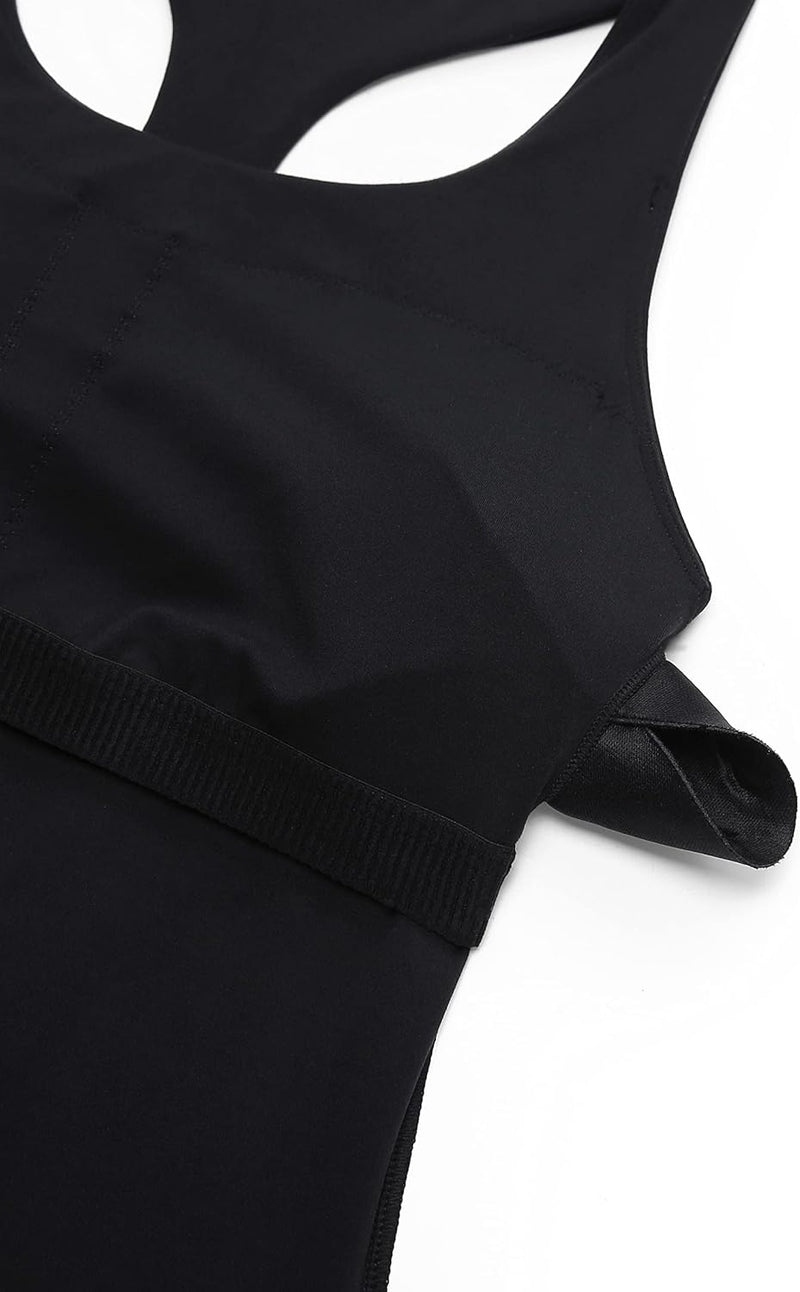 CRZ YOGA Butterluxe Workout Tank Tops for Women Built in Shelf Bras Padded - Racerback Athletic Spandex Yoga Camisole