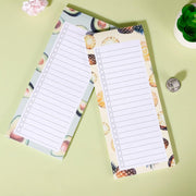 Magnetic Shopping List Pad and Pen Clip, 150 Tear Off Sheets, Grocery List Notepad with Pen Holder for Fridge (3 List Pad and 1 Pen Clip)
